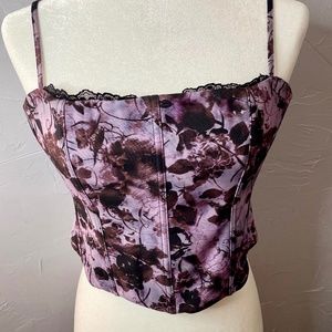 White Fox Boutique Love Me Harder Bustier Lilac Dahlia